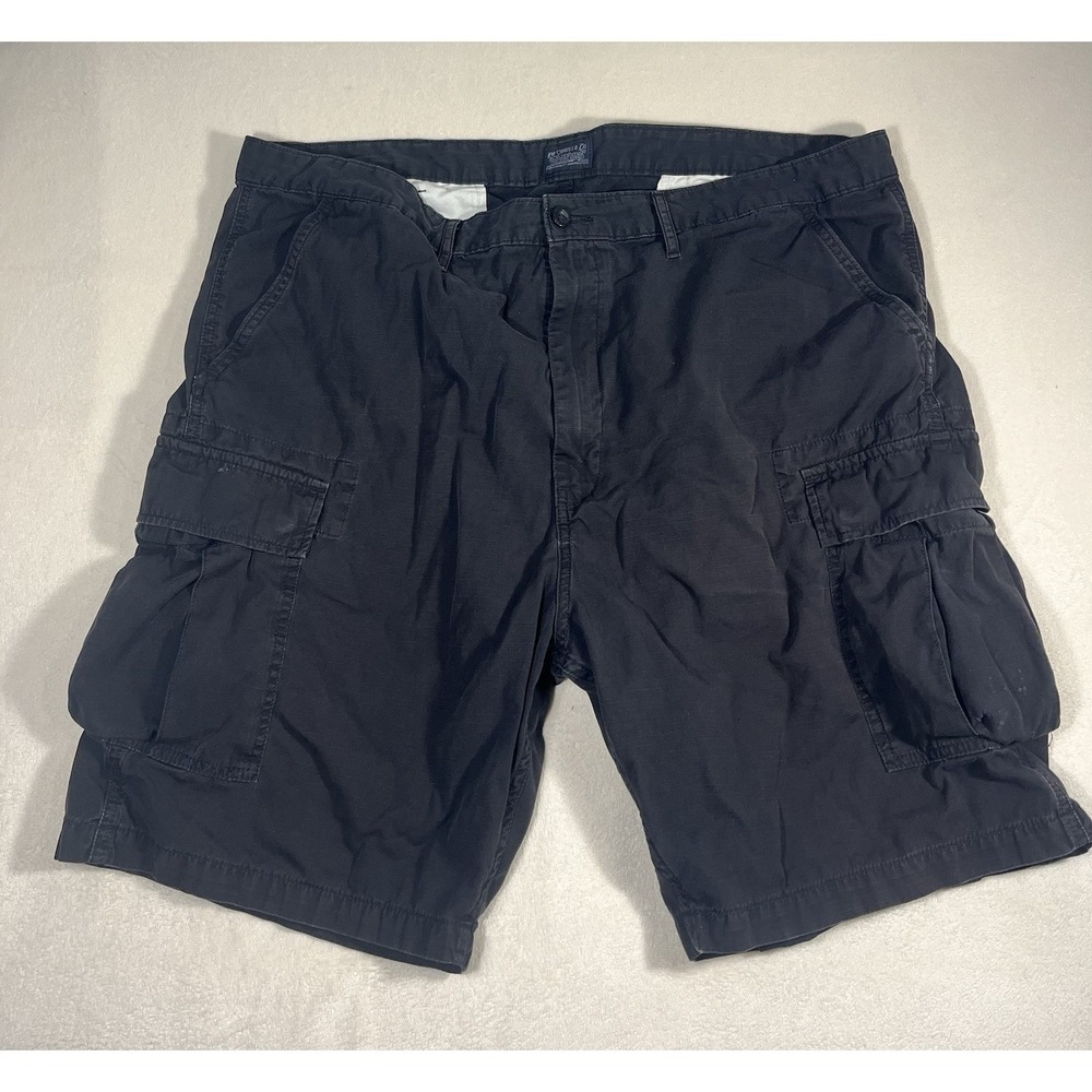 Levis Shorts Adult 44 Black Cargo Red Tab Cotton Pockets Mens
